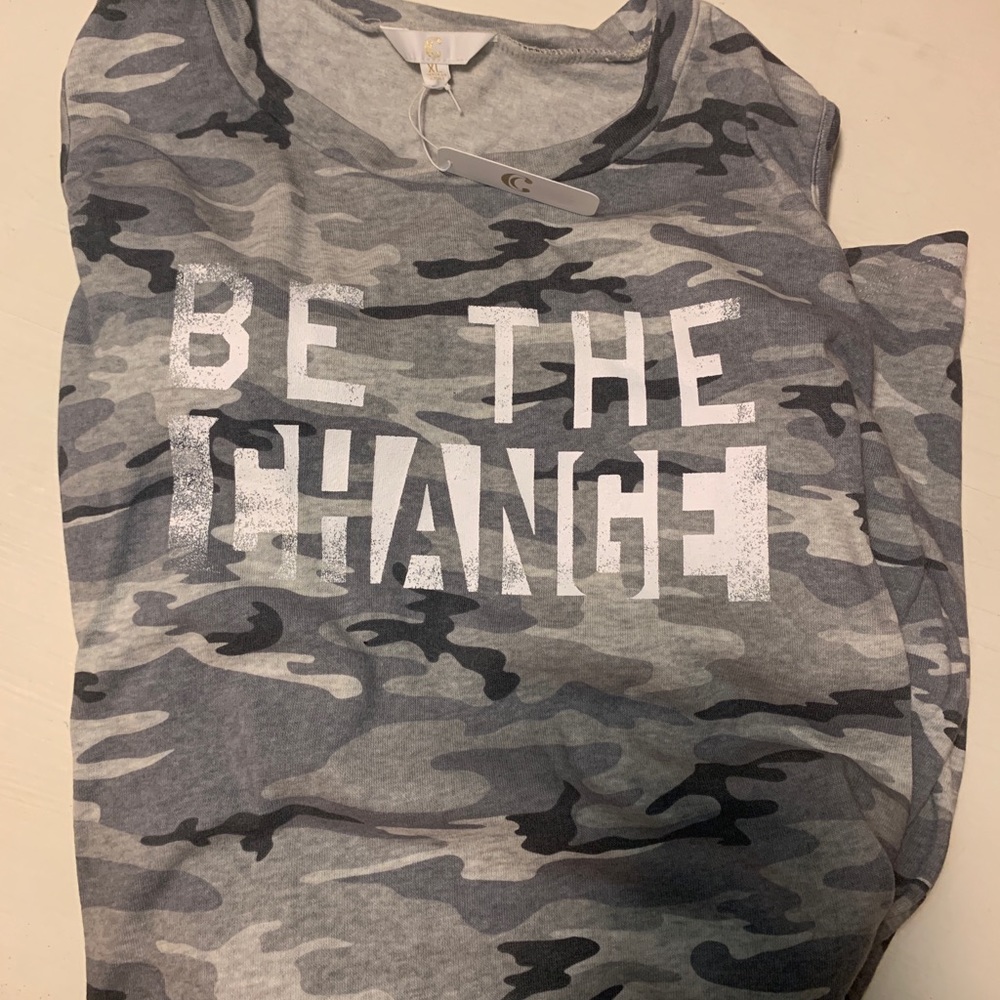 Long sleeve, camo shirt